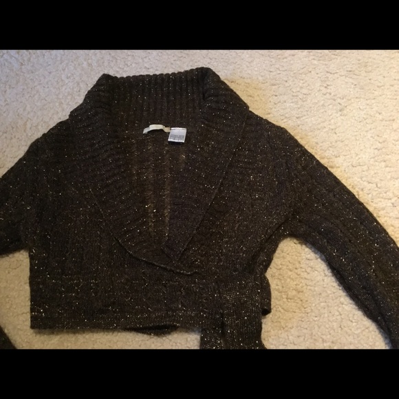 Sparkly wrap-around cardigan. - Picture 2 of 2
