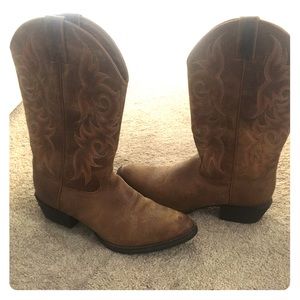 Worn twice cowboy boots!