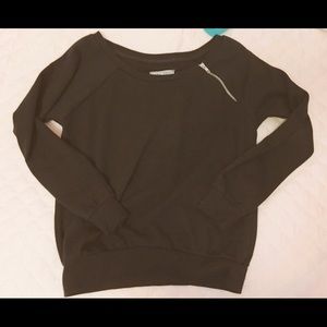 Black Zipper Sweater (RELIST for choco!)
