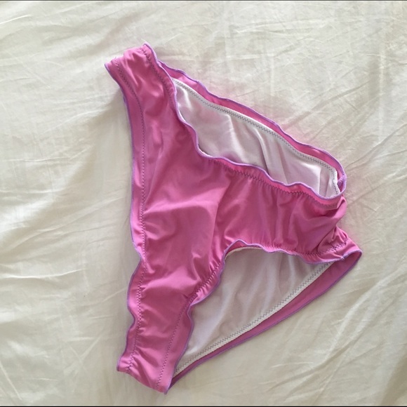 Purple bikini bottoms