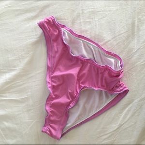 Purple bikini bottoms