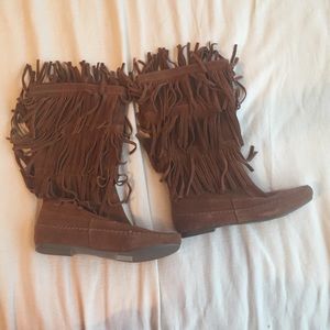 Lauren Conrad Fringe Boots
