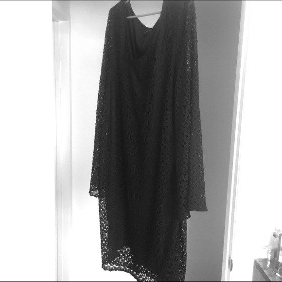 Crocheted plus size dress