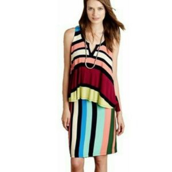 Layered Davina Striped dress