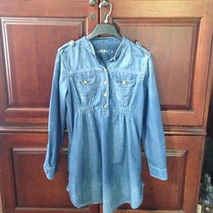 Gap 1969 Denim Shirt Dress