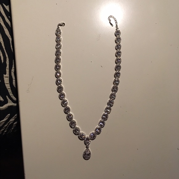 Nadri Drop Crystal Necklace