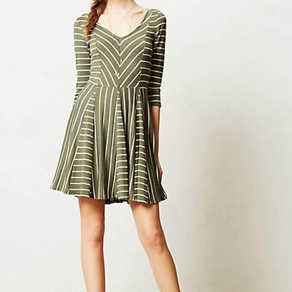 Anthropologie Peulla Mixed Meter Dress