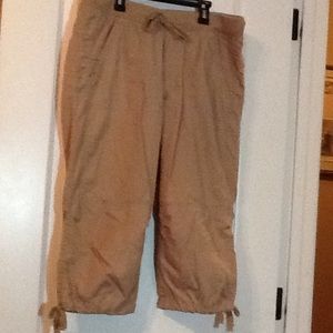 Tan Capri pants