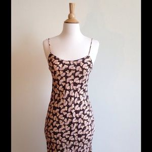 Diane von Furstenburg silk dress and slip - size S