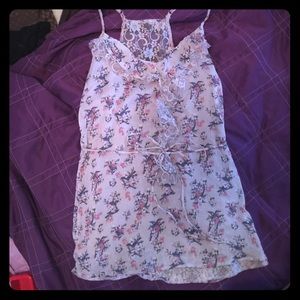 Lace tank top