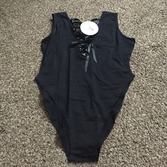 Sexy lace up body suit. Black several sizes - Picture 3 of 6