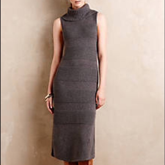 Turtleneck sweater dress
