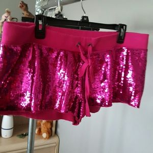 Sequin shorts