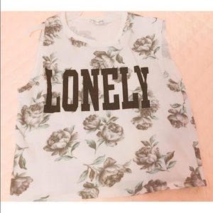 Tank White Pattern Casual