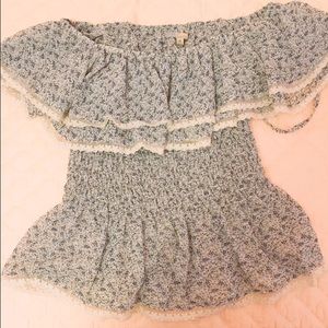 Floral Sleeve/Sleeveless Tunic CUTE