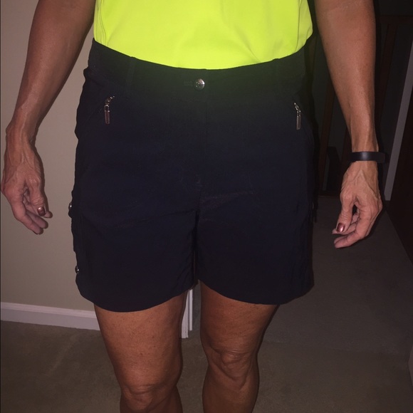 Black Jamie Sadock golf shorts