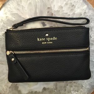 Black Kate Spade Wristlet