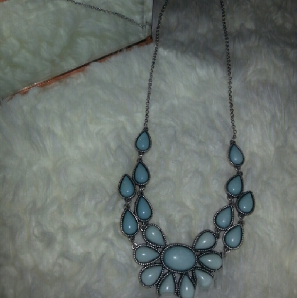 Aqua Statement Necklace