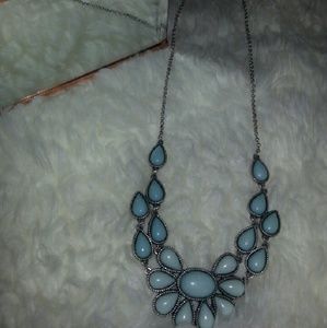 Aqua Statement Necklace