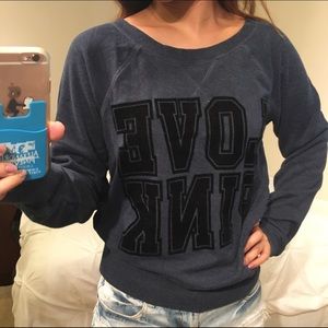 Navy Blue PINK Sweater