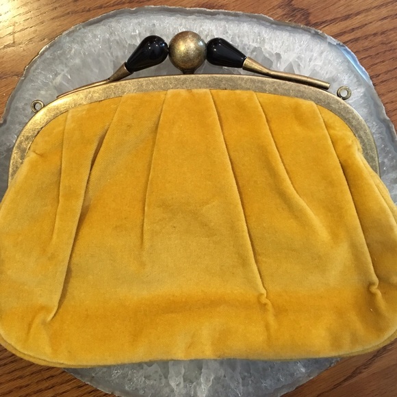 J.Crew Mustard Yellow Clutch