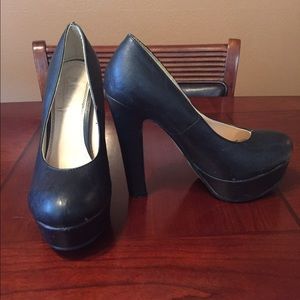 Matte Black Platforms