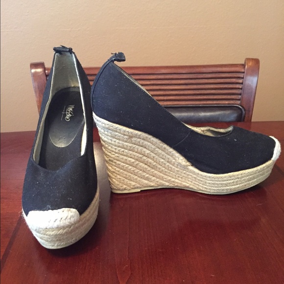 Black Mossimo Wedges