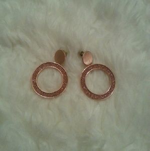 $5 Rose Gold hoop earrings
