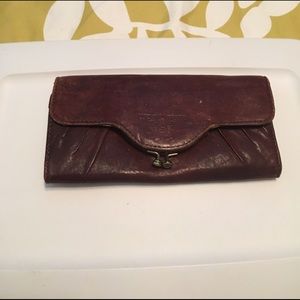 Brown Leather Wallet Lucky Brand