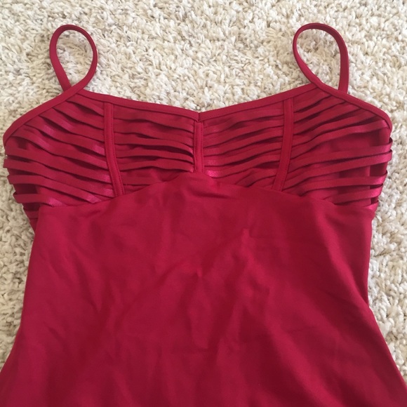 Gorgeous red ballet leotard