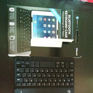 New bluetooth keyboard case universal fit 7" table