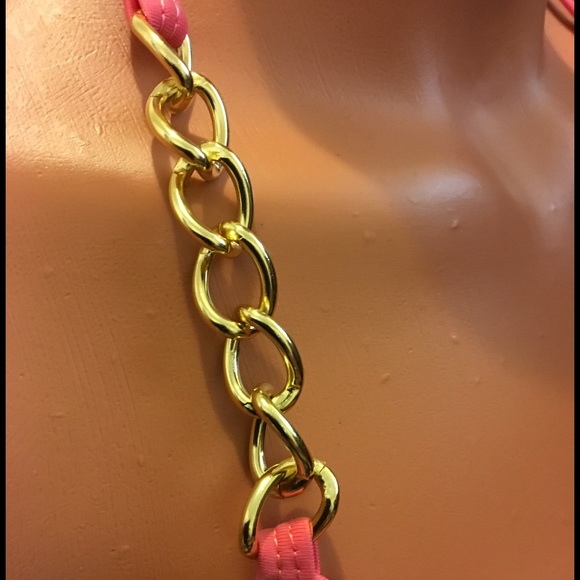 PINK GOLD CHAIN BIKINI - Picture 2 of 4