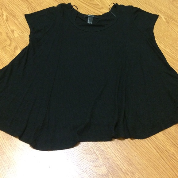 black ribbed shirt