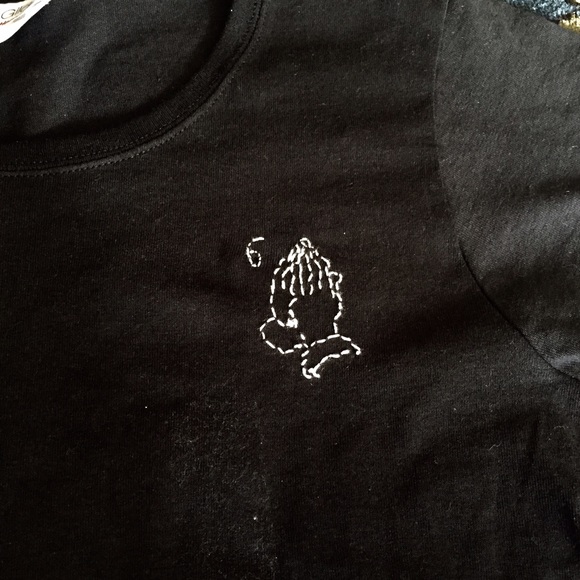 Custom Hand-Embroidered Tee - Picture 2 of 2