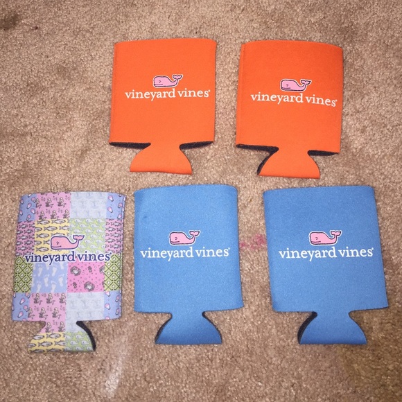 Variety of Vineyard Vines Drink Koozies