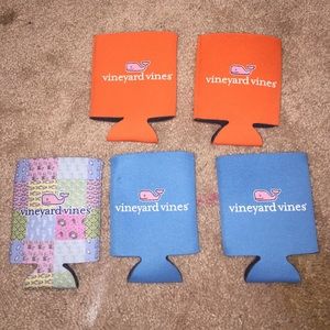 Variety of Vineyard Vines Drink Koozies