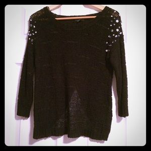 Black sequined H&M sweater.