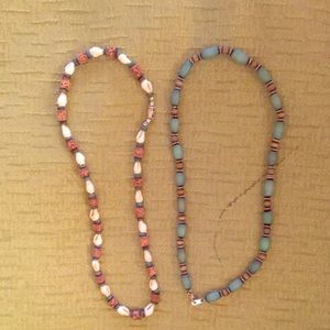 Beach shell necklaces