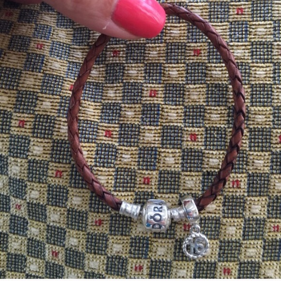 PANDORA ROPE BRACLET AND PANDORA SWEET 16 CHARM - Picture 2 of 4