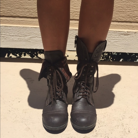 Dark Brown Combat Boot