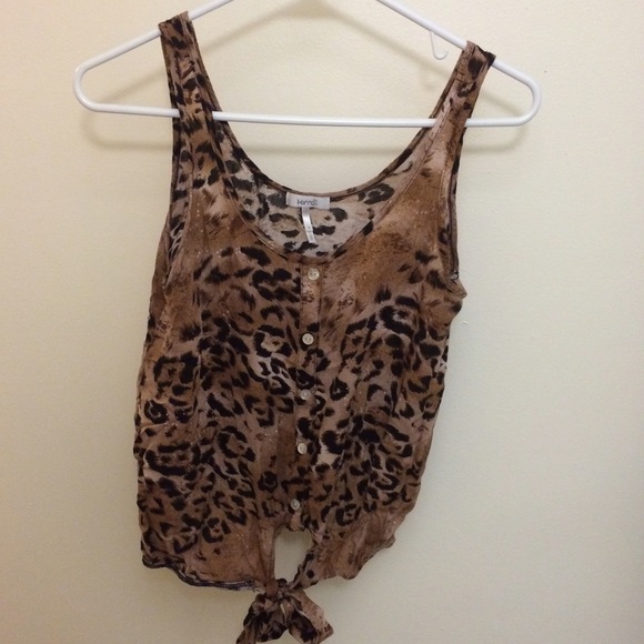 Kirra Cheetah Print Tank Top