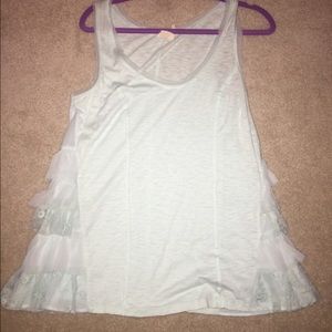 Anthropologie lace sides tank