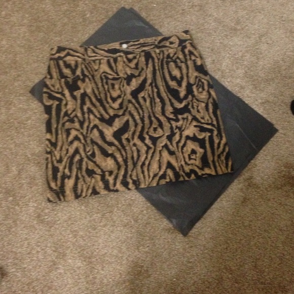 Chaps mini skirt