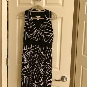 Price cut! Bold black and white print summer dress