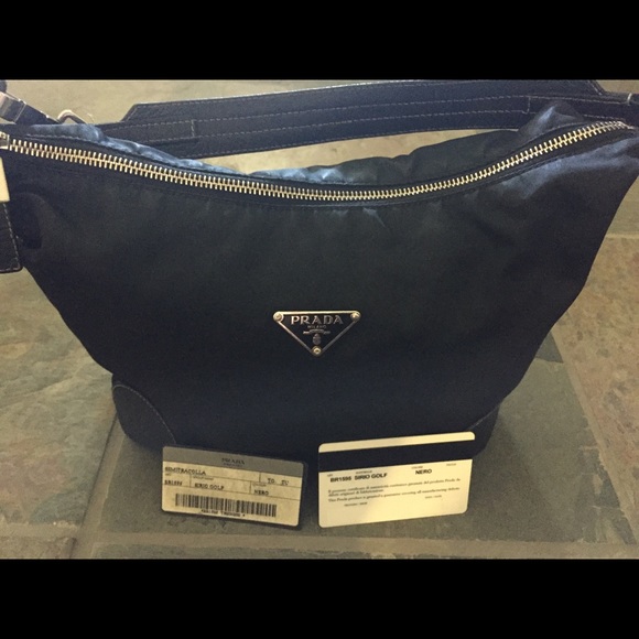 Authentic Prada Black Shoulder Bag BR1595