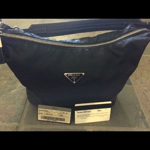 Authentic Prada Black Shoulder Bag BR1595