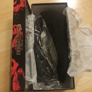 Fergalicious Lana Black 1" Wedge