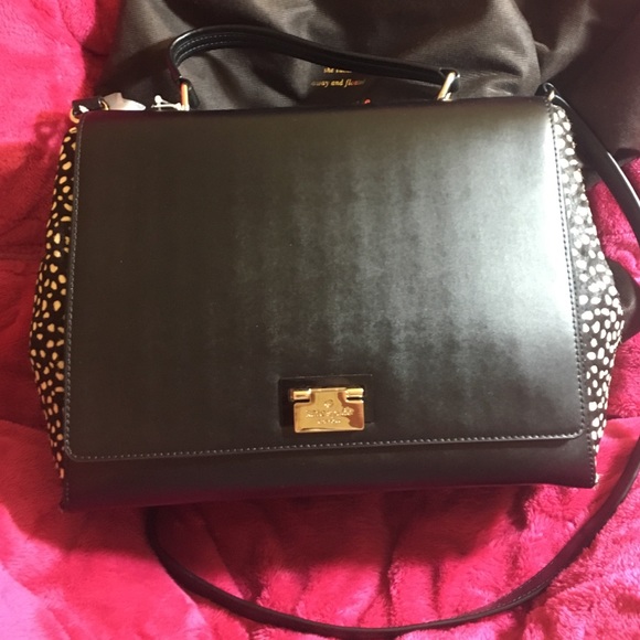 Kate Spade] Camden Quilted Leopard Sling Bag KH407 200 Brown  ✨FLASH SALE✨Kate Spade Leopard Bag (Crossbody)
