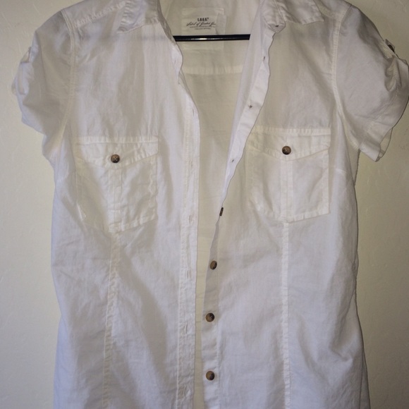 White blouse button up
