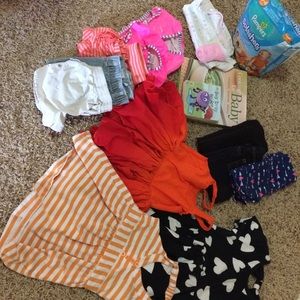 Summer baby girl bundle